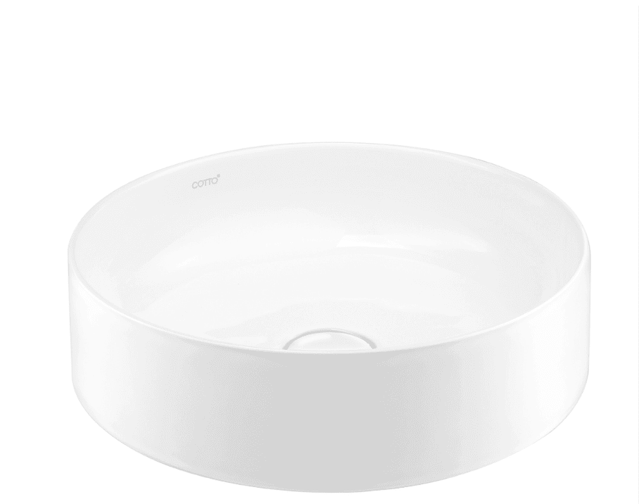 Chậu Rửa Lavabo COTTO C003407 Đặt Bàn Kháng Khuẩn