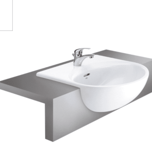 Chậu Rửa Lavabo COTTO C021 Helen Bán Âm Bàn