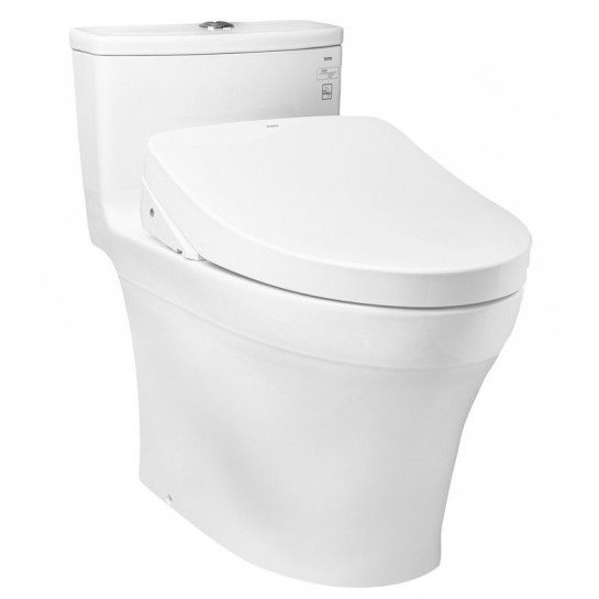 Bồn Cầu Điện Tử TOTO MS885CDW12#XW Kèm Nắp Rửa Điện Tử WASHLET (Loại Giấu Dây) Dòng S7 - TCF4911EZ (220V)