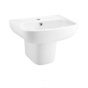 Chậu Rửa Lavabo COTTO C0141/C4241 Treo Tường Kèm Chân Ngắn