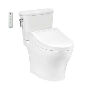 Bồn Cầu Điện Tử TOTO CS986CGW15#XW Kèm Nắp Rửa Điện Tử WASHLET (Loại Giấu Dây) Dòng C5 - TCF24460AAA (220V)