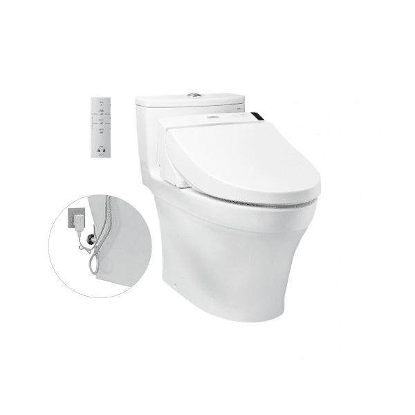 Bồn Cầu Điện Tử TOTO MS885DW6#XW Kèm Nắp Rửa Điện Tử WASHLET Dòng C5 - TCF6531Z (220V)