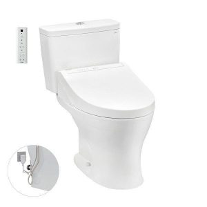 Bồn Cầu Điện Tử TOTO CS735DW14#XW Kèm Nắp Rửa Điện Tử WASHLET Dòng C5 - TCF24410AAA (220V)
