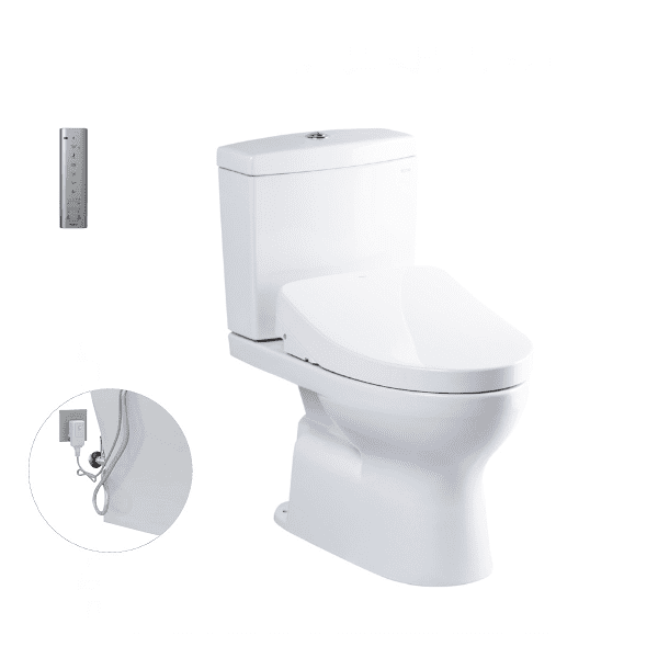 Bồn Cầu Điện Tử TOTO CS320PDRW11#W Kèm Nắp Rửa Điện Tử WASHLET Dòng S7 - TCF4911Z (220V)