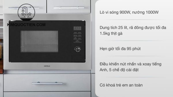 Lò vi sóng kết hợp nướng Hafele HM-B38A