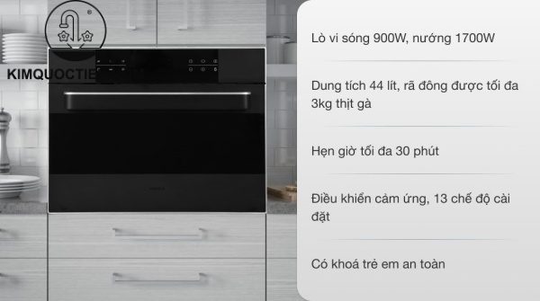 Lò vi sóng kết hợp nướng Hafele HO-KT45B