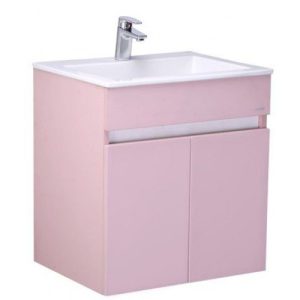 "Bộ Tủ Cabinet CAESAR LF5017/EH05017APV Kèm Lavabo Màu Hồng "