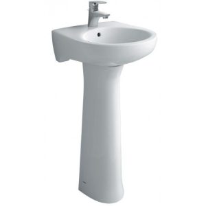 Chậu Rửa Lavabo INAX L-284V/L-284VD Kèm Chân Dài Treo Tường