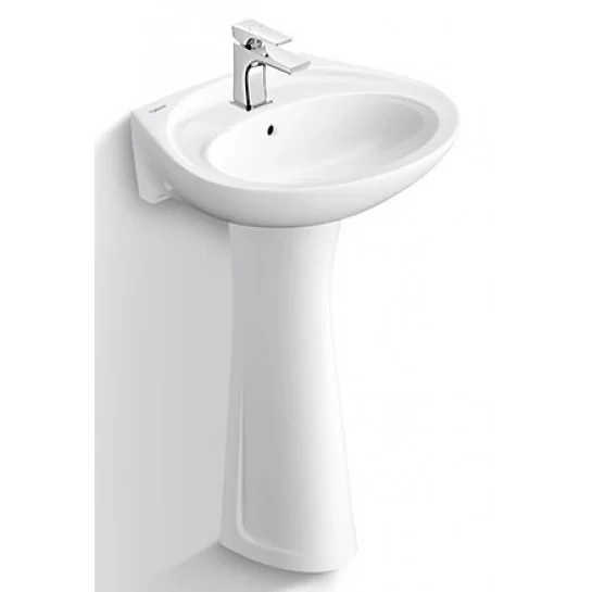 Lavabo VIGLACERA VTL2/VI1T (BS401/BS501) Treo Tường Kèm Chân Dài