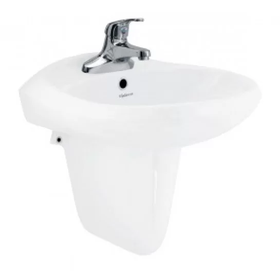 Lavabo VIGLACERA VTL3/VI5 Treo Tường Kèm Chân Ngắn