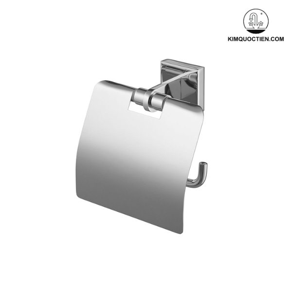 Lô giấy COTTO CT0214(HM) thiết kế vuông vắn, chất liệu đồng mạ Niken-Crom bền đẹp, mang đến vẻ đẹp sang trọng cho phòng tắm.