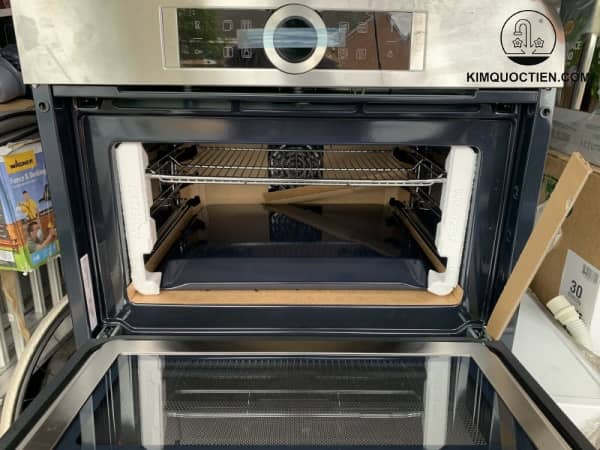 Hình ảnh thực tế của lò nướng kết hợp vi sóng BOSCH