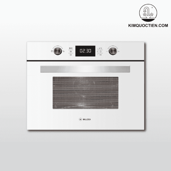 Màu trắng tinh tế làm nổi bật sản phẩm lò nướng trong căn bếp Việt