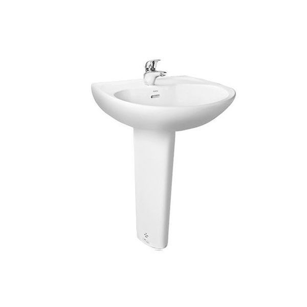Chậu Rửa Mặt Lavabo TOTO LPT239CR#W Treo Tường Chân Dài