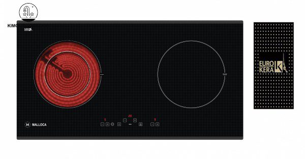 Bếp từ kết hợp hồng ngoại Malloca MH 02IR LB