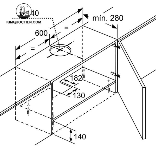 Máy Hút Mùi BOSCH HMH.DHI623GSG