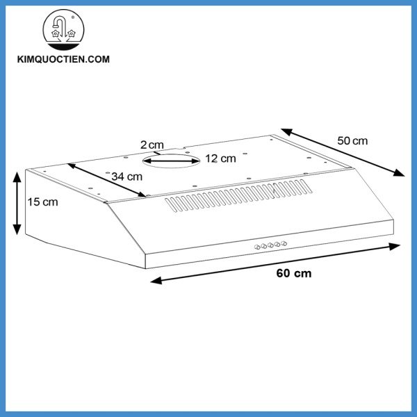 Máy Hút Mùi Classic EUROSUN EH-60CF19S