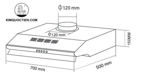 Máy Hút Mùi Classic EUROSUN EH-70C18V 