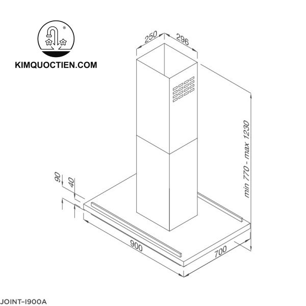 Máy Hút Mùi Đảo MALLOCA JOINT- I900A
