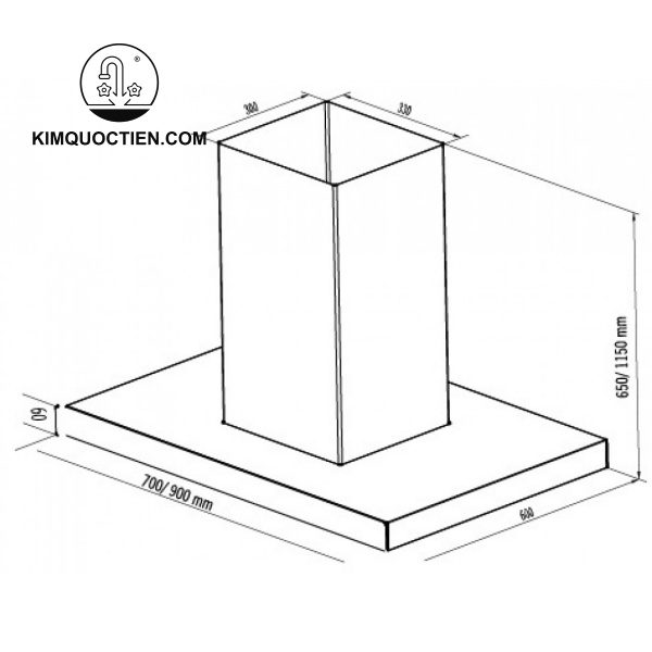 Máy hút mùi gắn tường Eurosun EH-70AF75