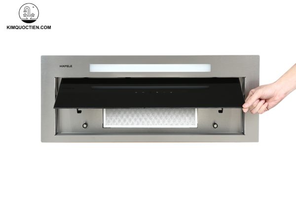 Hafele HH-BI72A được trang bị 8 mức độ hút cùng chế độ tăng cường công suất giúp loại bỏ mùi và khói bếp nhanh chóng, hiệu quả
