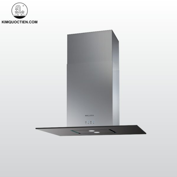 Máy hút mùi MALLOCA MC-9053 ISLA treo độc lập hoạt động với công suất mạnh mẽ lên đến 850 m³/h