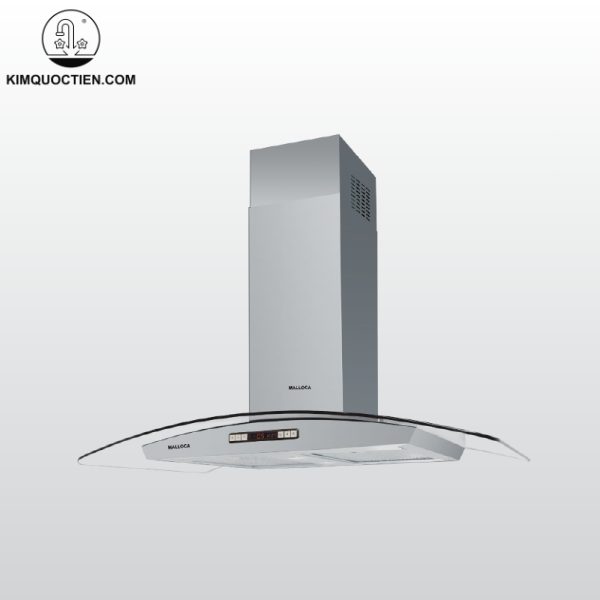 Máy hút mùi MALLOCA MC 9077 LCD áp tường có thiết kế màn hình LCD tiện ích