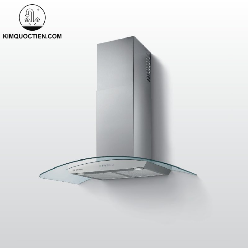 Máy hút mùi MALLOCA SIGMA-K820T áp tường với công suất hút mạnh lên đến 850 m³/h đảm bảo làm sạch mùi thức ăn