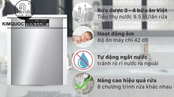 máy rửa chén Bosch SMU6ECS57E