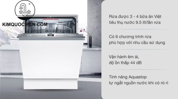 Máy rửa bát Bosch SMV4HCX48E