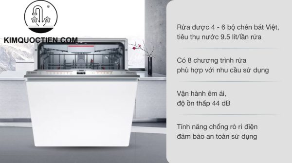 Máy rửa chén Bosch SMV6ZCX42E