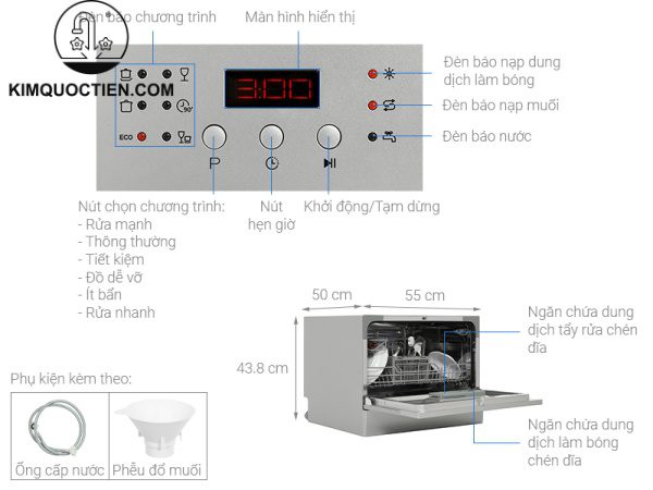 Máy Rửa Chén HAFELE 538.21.190