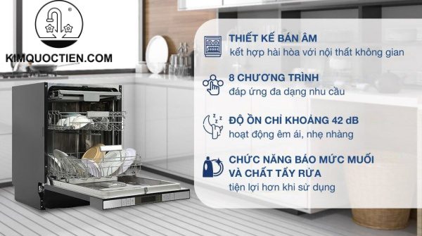 Máy rửa chén Hafele HDW-SI60AB