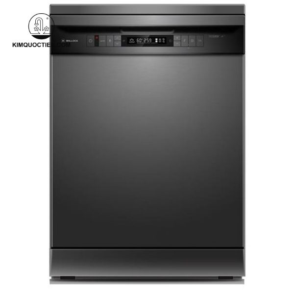 Máy rửa chén MALLOCA WQP12-7635BS độc lập thiết kế hiện đại và tinh tế