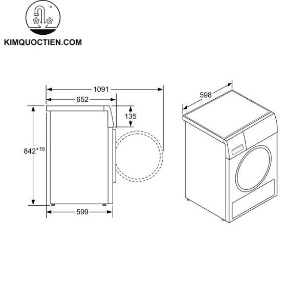 Máy Sấy BOSCH HMH.WTB86201SG