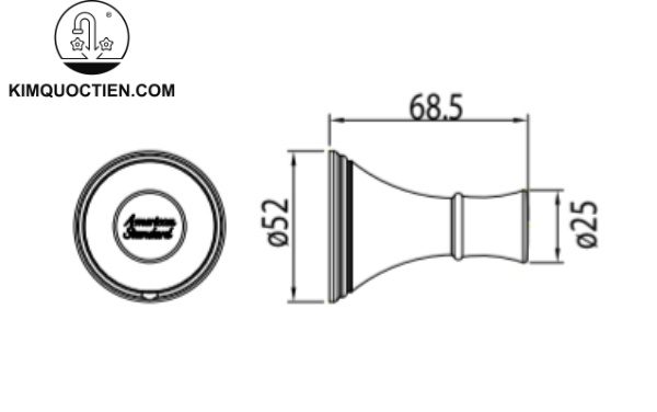 Móc treo áo American Standard Heritage WF-0281