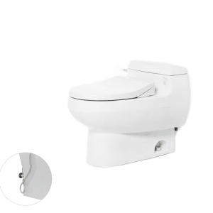 Bồn Cầu TOTO MS688E2#XW 1 Khối Nắp Rửa Cơ TCW07S