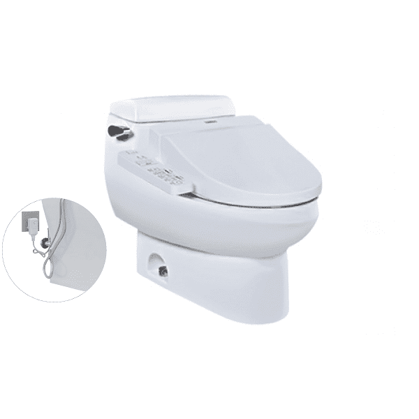 Bồn Cầu Điện Tử TOTO MS688W7#XW Kèm Nắp Rửa Điện Tử WASHLET Dòng C2 - TCF6631A (220V)