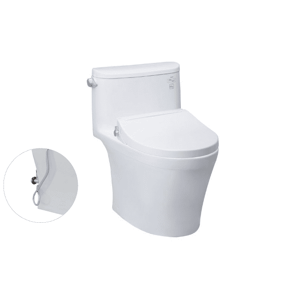 Bồn Cầu TOTO MS887RE2#XW 1 Khối Nắp Rửa Cơ TCW07S