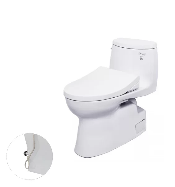 Bồn Cầu TOTO MS905E4#XW 1 Khối Nắp Rửa Cơ TCW1211A