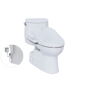 Bồn Cầu Điện Tử TOTO MS905W7#XW Kèm Nắp Rửa Điện Tử WASHLET Dòng C2 - TCF6631A (220V)