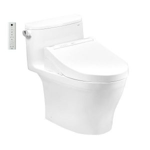 Bồn Cầu Điện Tử TOTO MS887CRW15#XW Kèm Nắp Rửa Điện Tử WASHLET Dòng C5 - TCF24460AAA (220V)