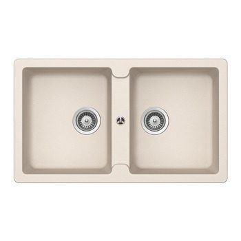 Chậu Rửa Chén HAFELE GALBA HS-GD8650 570.36.400 Đá Màu Kem