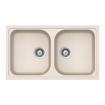 Chậu Rửa Chén HAFELE JULIUS HS-GD8650 570.35.480 Đá Màu Kem