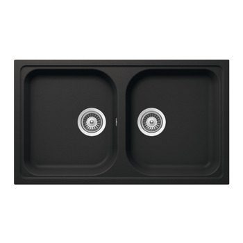 Chậu Rửa Chén HAFELE JULIUS HS-GD8650 570.35.380 Đá Màu Đen