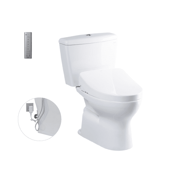 Bồn Cầu Điện Tử TOTO CS300DRW11#W Kèm Nắp Rửa Điện Tử WASHLET Dòng S7 - TCF4911Z (220V)