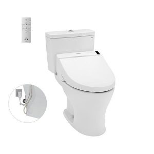 Bồn Cầu Điện Tử TOTO CS735DW6#XW Kèm Nắp Rửa Điện Tử WASHLET Dòng C5 - TCF6531Z (220V)