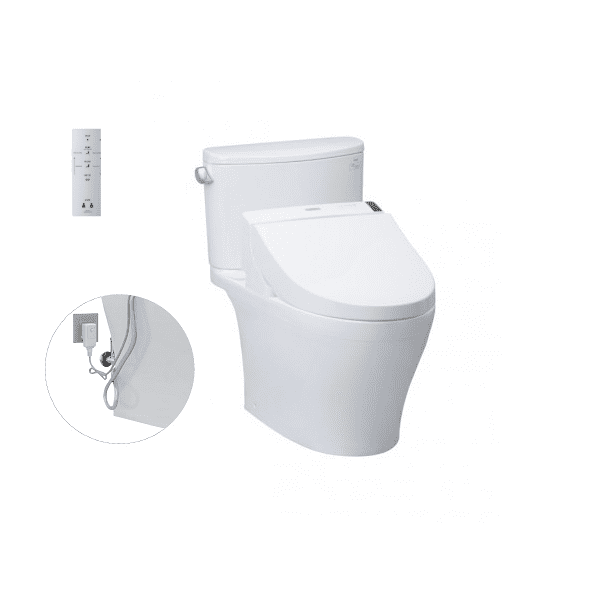 Bồn Cầu Điện Tử TOTO CS767RW6#XW Kèm Nắp Rửa Điện Tử WASHLET Dòng C5 - TCF6531Z (220V)