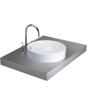 Chậu Rửa Lavabo COTTO C00027 Đặt Bàn Kháng Khuẩn