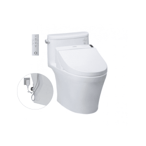 Bồn Cầu Điện Tử TOTO MS887RW6#XW Kèm Nắp Rửa Điện Tử WASHLET Dòng C5 - TCF6531Z (220V)